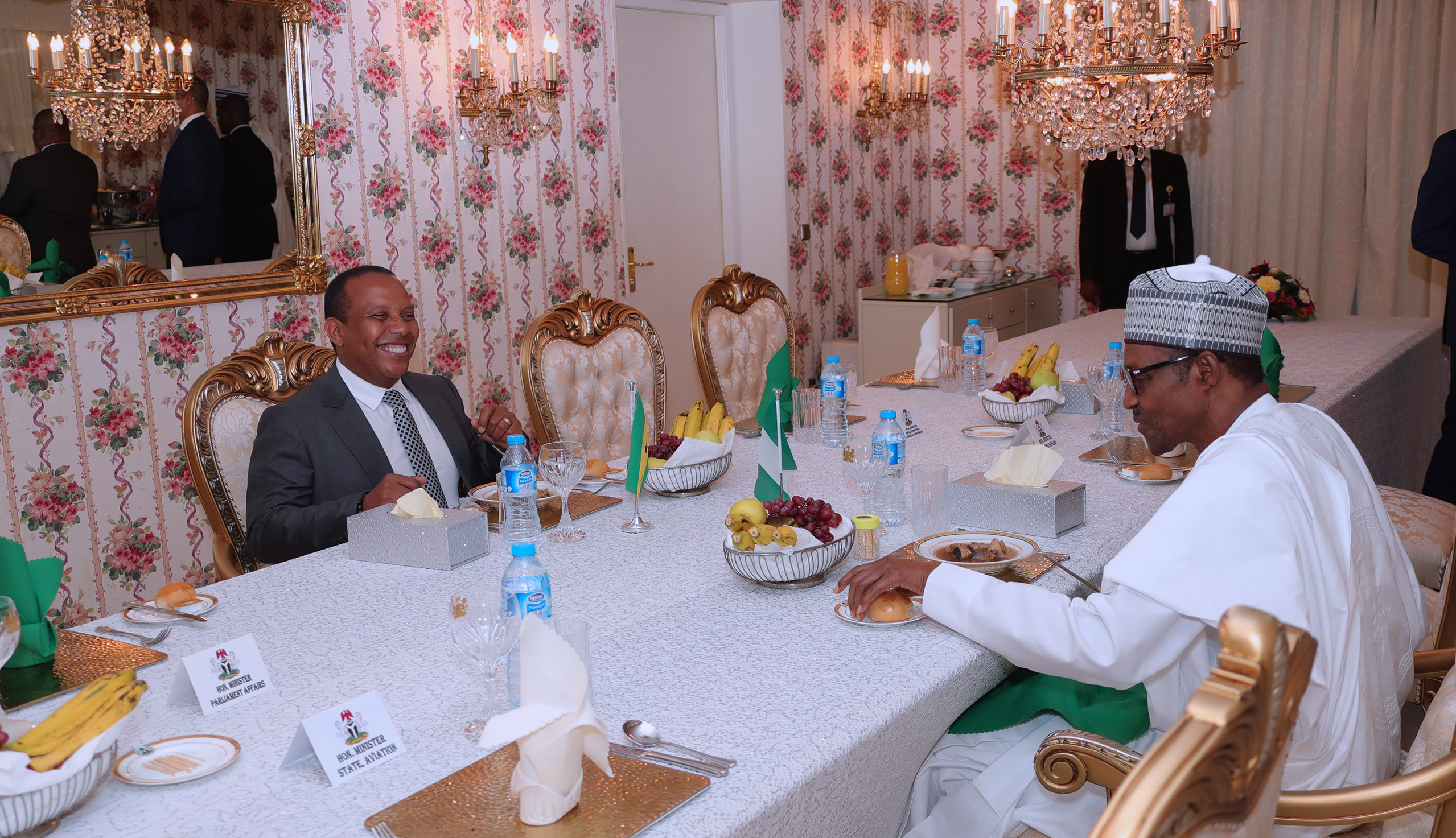 Image result for buhari at his residence